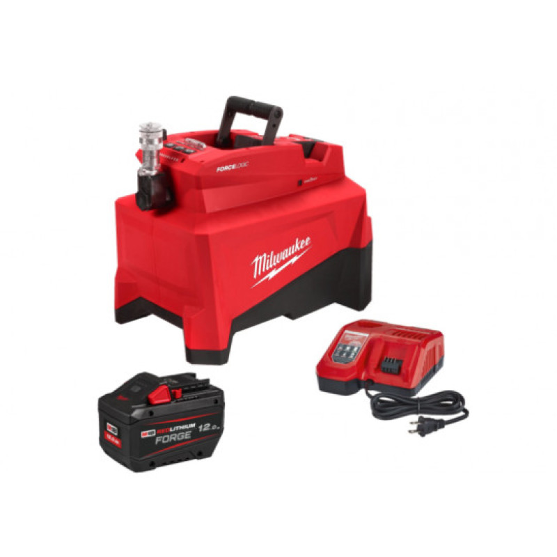 Купити Насос гідравлічний акумуляторний MILWAUKEE, M18 HUP700-121 (зарядний.пристрій M12-18 FC, 1 акумумулятор М18 FB12 12Аг). Офіційний магазин Мілвокі Україна, фірмова гарантія з доставкою по Украіні