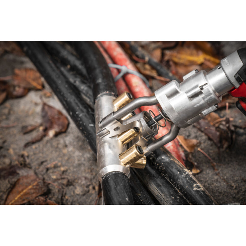 Купити Інструмент для кабельних конекторів акумуляторний MILWAUKEE, M18 BSBT-0X (HDкейс). Офіційний магазин Мілвокі Україна, фірмова гарантія з доставкою по Украіні