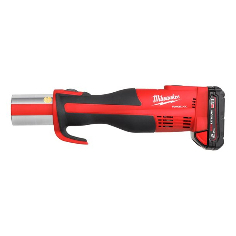 Купити Обтискач гідравлічний акумуляторний для труб MILWAUKEE, M18 BLHPT-202C GEBERIT (зарядний пристрій М12-18 C, 2 акумулятори М18 В2 2Аг, Geberit-кліщі, кейс). Офіційний магазин Мілвокі Україна, фірмова гарантія з доставкою по Украіні