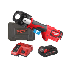 Купити Обтискач гідравлійчний акумуляторний для кабелів MILWAUKEE, M18 HCCT-201C, 53кН (зарядний.пристрій M12-18 FC, 1 акумумулятор М18 B2 2Аг, кейс). Офіційний магазин Мілвокі Україна, фірмова гарантія з доставкою по Украіні
