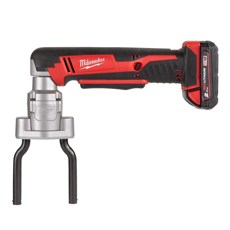 Купити Інструмент для кабельних конекторів акумуляторний MILWAUKEE, M18 BSBT-202X (зарядний пристрій М12-18 FC. 2 акумулятори М18 В2 2Аг, HDкейс). Офіційний магазин Мілвокі Україна, фірмова гарантія з доставкою по Украіні