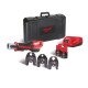 Купити Обтискач гідравлічний акумуляторний для труб MILWAUKEE M12 HPT-202C U-SET (зарядний пристрій С12 С, 2 акумулятори М12 В2 2Аг, аксесуари, кейс). Офіційний магазин Мілвокі Україна, фірмова гарантія з доставкою по Украіні