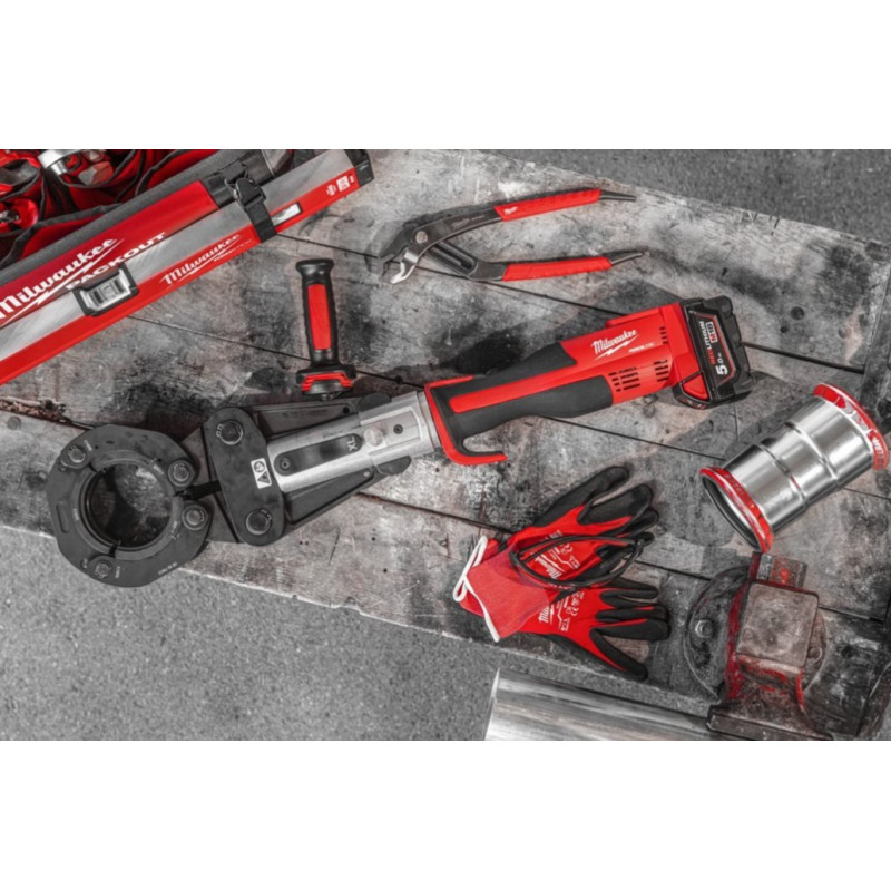 Купити Обтискач гідравлічний акумуляторний для труб MILWAUKEE, M18 BLHPTXL-0C XL (каркас, кейс). Офіційний магазин Мілвокі Україна, фірмова гарантія з доставкою по Украіні