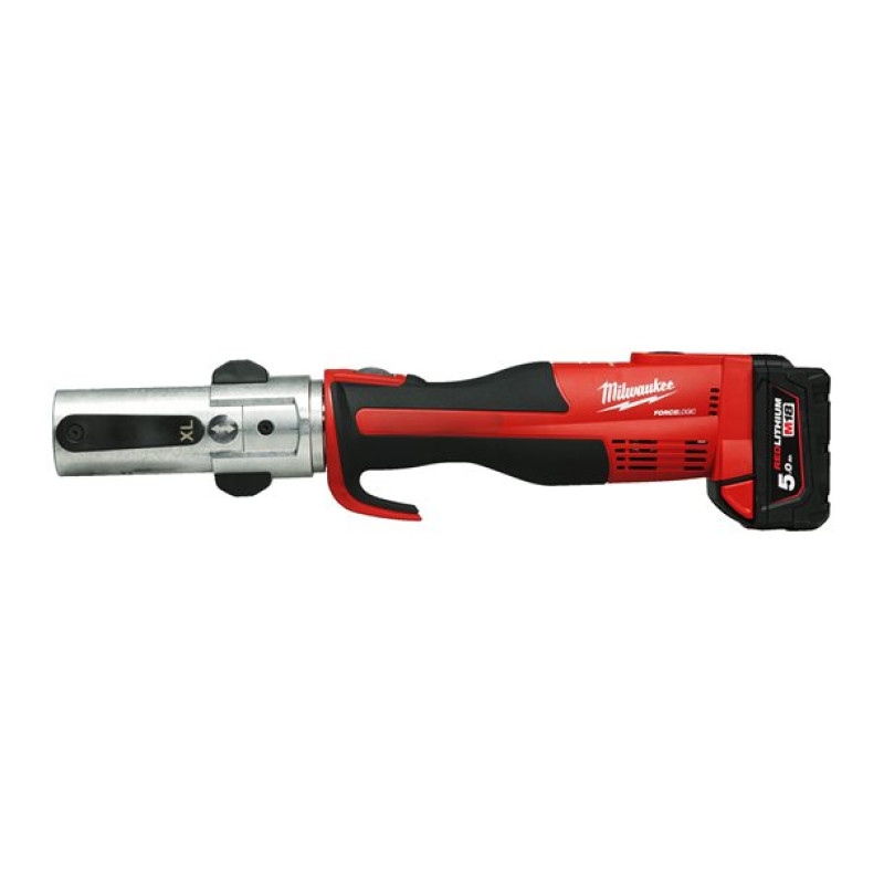 Купити Обтискач гідравлічний акумуляторний для труб MILWAUKEE, M18B LHPTXL-502C XL (зарядний пристрій M12-18 FC, 2 акумулятори М18 В5 5Аг, кейс). Офіційний магазин Мілвокі Україна, фірмова гарантія з доставкою по Украіні