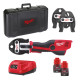 Купити Обтискач гідравлічний акумуляторний для труб MILWAUKEE, M12 HPT-202C V-SET (зарядний пристрій С12 С, 2 акумулятори М12 В2 2Аг, аксесуари, кейс). Офіційний магазин Мілвокі Україна, фірмова гарантія з доставкою по Украіні