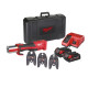Купити Обтискач гідравлічний акумуляторний для труб MILWAUKEE, M18 BLHPT-202C U-SET (зарядний пристрій М12-18 С, 2 акумулятори М18 В2 2Аг, U-кліщі, кейс). Офіційний магазин Мілвокі Україна, фірмова гарантія з доставкою по Украіні