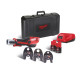 Купити Обтискач гідравлічний акумуляторний для труб MILWAUKEE, M12 HPT-202C V-SET2 (зарядний пристрій С12 С, 2 акумулятори М12 В2 2Аг, аксесуари, кейс). Офіційний магазин Мілвокі Україна, фірмова гарантія з доставкою по Украіні