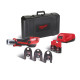 Купити Обтискач гідравлічний акумуляторний для труб MILWAUKEE, M12 HPT-202C M-SET (зарядний пристрій С12 С, 2 аккумулятори М12 В2 2Аг, аксесуари, кейс). Офіційний магазин Мілвокі Україна, фірмова гарантія з доставкою по Украіні