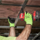 Купити Рукавиці робочі сигнальні Hi-Vis MILWAUKEE, з опором порізам 3/C рівня, розмір 8/M, (144 пари). Офіційний магазин Мілвокі Україна, фірмова гарантія з доставкою по Украіні