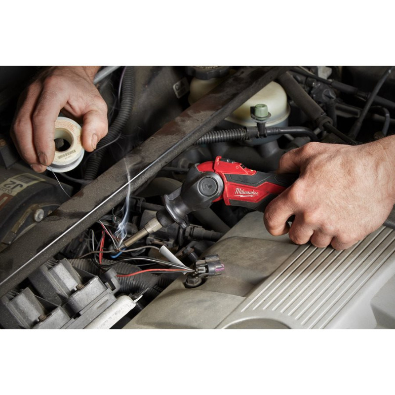 Купити Паяльник акумуляторний MILWAUKEE, M12 SI-201C (зарядний пристрій С12 С, 1 акумулятор М12 В2 2Аг, жало, кейс). Офіційний магазин Мілвокі Україна, фірмова гарантія з доставкою по Украіні