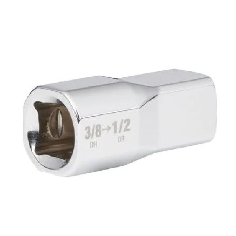 Купити Перехідник хромований для головок MILWAUKEE с квадарата 3/8'' на 1/2'' квадрат. Офіційний магазин Мілвокі Україна, фірмова гарантія з доставкою по Украіні