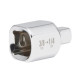Купити Перехідник хромований для головок MILWAUKEE з квадрата 3/8'' на 1/4'' квадрат. Офіційний магазин Мілвокі Україна, фірмова гарантія з доставкою по Украіні