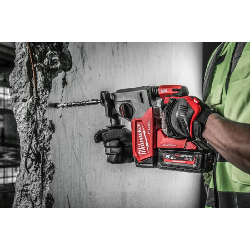 Купити Перфоратор акумуляторний SDS-PLUS MILWAUKEE, M18 ONEFH-0, 2,5Дж (каркас). Офіційний магазин Мілвокі Україна, фірмова гарантія з доставкою по Украіні
