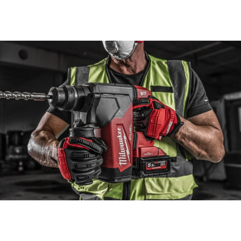 Купити Перфоратор акумуляторний SDS-PLUS MILWAUKEE, M18 ONEFHP-0X, 5Дж (каркас, HDкейс). Офіційний магазин Мілвокі Україна, фірмова гарантія з доставкою по Украіні