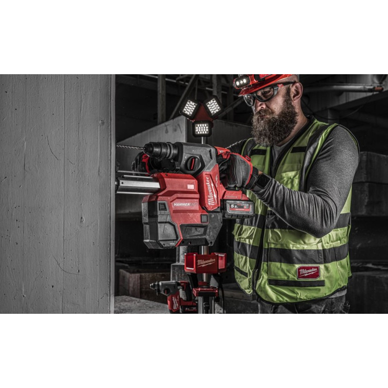 Купити Перфоратор акумуляторний безщітковий SDS-PLUS MILWAUKEE M18 ONEFHXDEL-552C с системою пиловидалення (зарядний пристрій M12-18 FC. Офіційний магазин Мілвокі Україна, фірмова гарантія з доставкою по Украіні