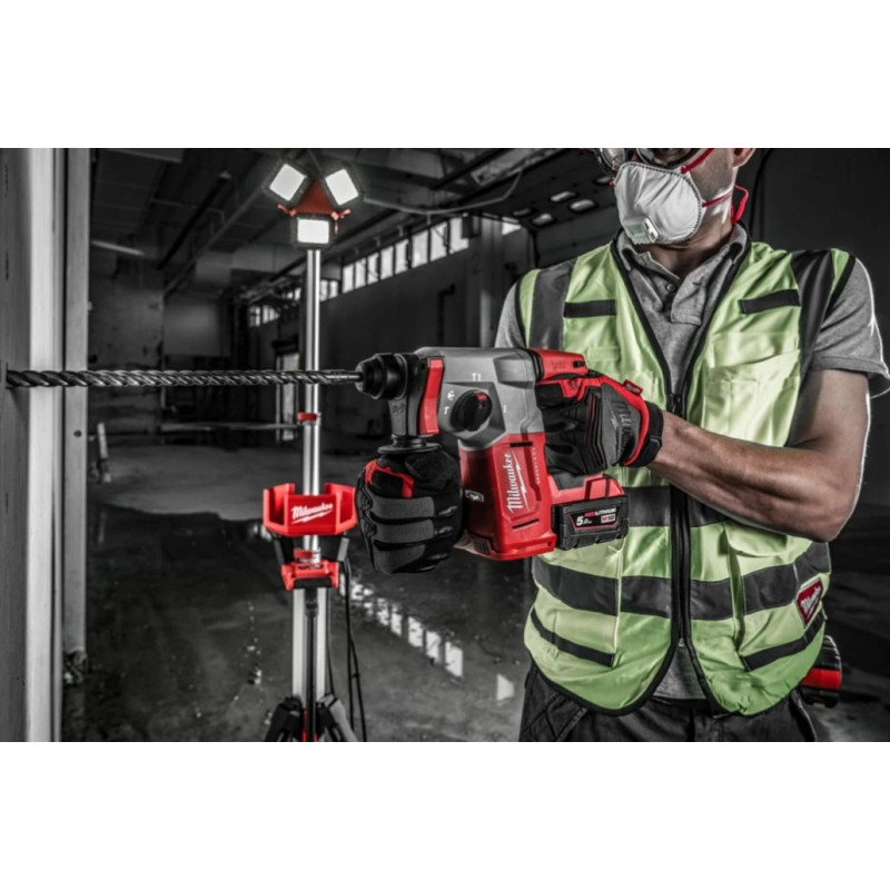 Купити Перфоратор акумуляторний безщітковий SDS-PLUS MILWAUKEE, M18 BLH-502X, 2,3 Дж (зарядний пристрій M12-18 FC, 2 акумулятори М18 В5. Офіційний магазин Мілвокі Україна, фірмова гарантія з доставкою по Украіні
