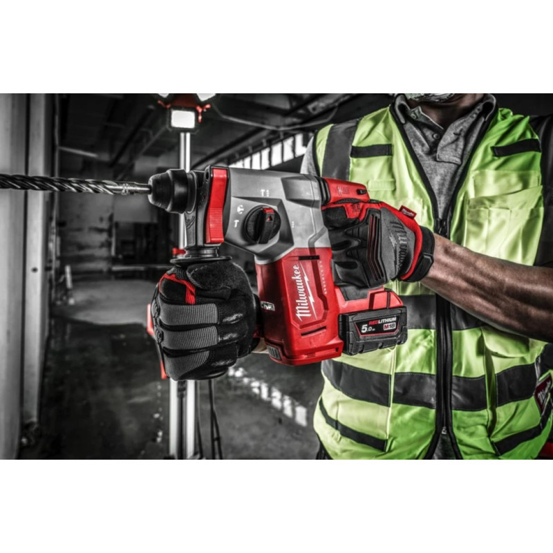 Купити Перфоратор акумуляторний безщітковий SDS-PLUS MILWAUKEE, M18 BLH-502X, 2,3 Дж (зарядний пристрій M12-18 FC, 2 акумулятори М18 В5. Офіційний магазин Мілвокі Україна, фірмова гарантія з доставкою по Украіні