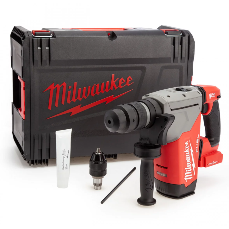 Купити Перфоратор акумуляторний SDS-PLUS MILWAUKEE, M18 ONEFHPX-0X, 5Дж (каркас, патрон FIXTEC 13мм, HDкейс). Офіційний магазин Мілвокі Україна, фірмова гарантія з доставкою по Украіні