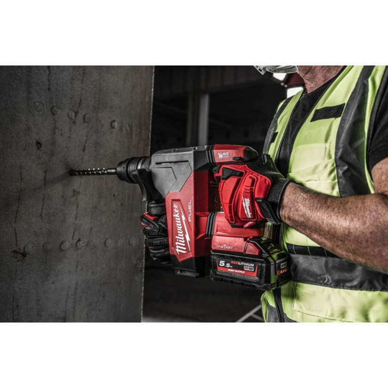 Купити Перфоратор акумуляторний SDS-PLUS MILWAUKEE, M18 ONEFHPX-0X, 5Дж (каркас, патрон FIXTEC 13мм, HDкейс). Офіційний магазин Мілвокі Україна, фірмова гарантія з доставкою по Украіні