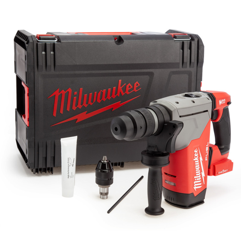 Купити Перфоратор акумуляторний SDS-PLUS MILWAUKEE, M18 ONEFHPX-0X, 5Дж (каркас, патрон FIXTEC 13мм, HDкейс). Офіційний магазин Мілвокі Україна, фірмова гарантія з доставкою по Украіні