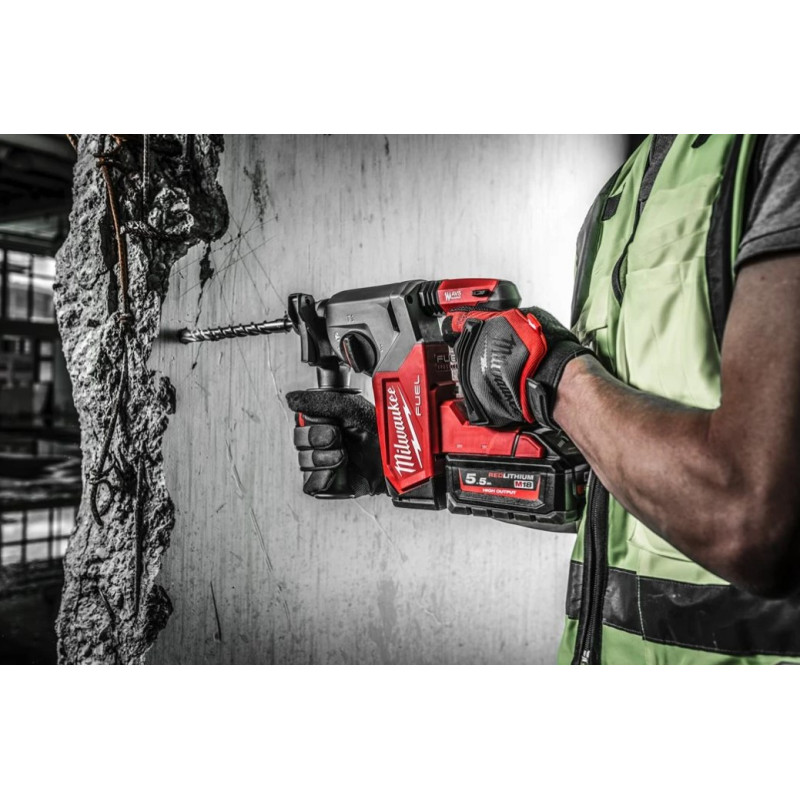 Купити Перфоратор акумуляторний SDS-PLUS MILWAUKEE, M18 FH-0, 2,5Дж (каркас). Офіційний магазин Мілвокі Україна, фірмова гарантія з доставкою по Украіні