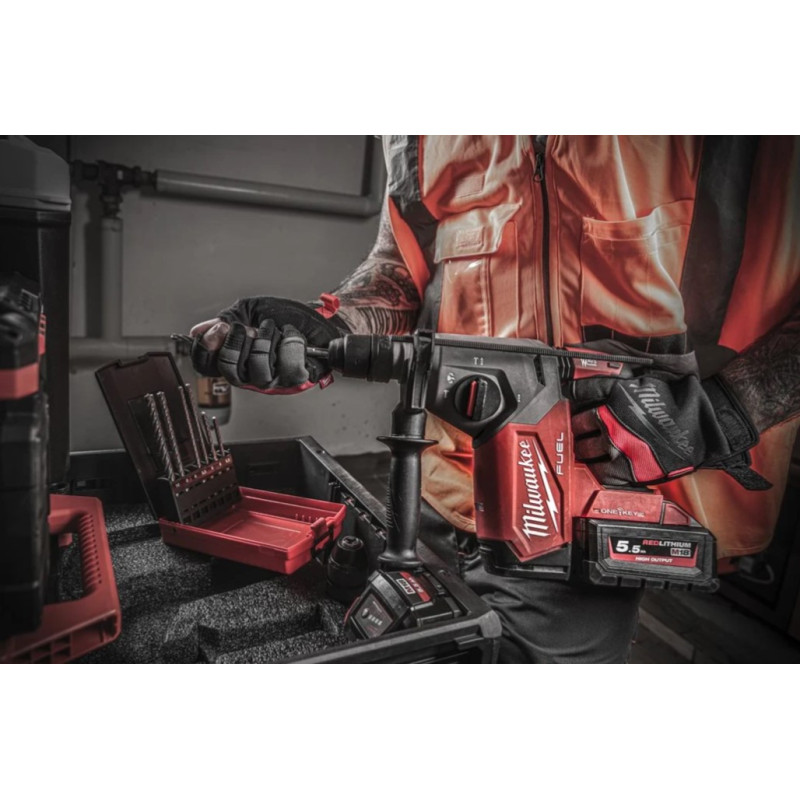 Купити Перфоратор акумуляторний SDS-PLUS MILWAUKEE, M18 ONEFHX-0, 2,5Дж (каркас). Офіційний магазин Мілвокі Україна, фірмова гарантія з доставкою по Украіні
