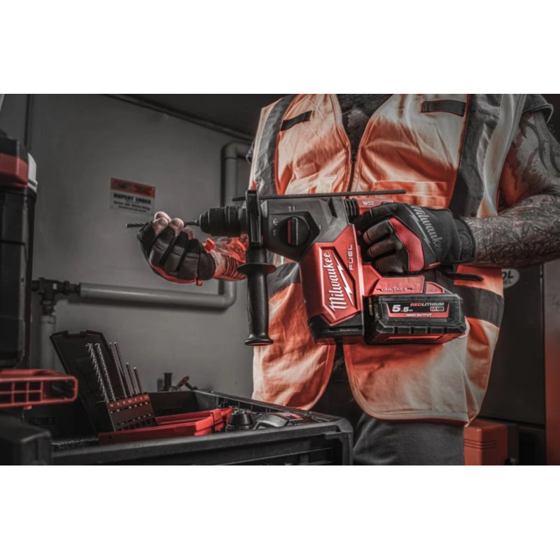 Купити Перфоратор акумуляторний SDS-PLUS MILWAUKEE, M18 ONEFHX-0, 2,5Дж (каркас). Офіційний магазин Мілвокі Україна, фірмова гарантія з доставкою по Украіні