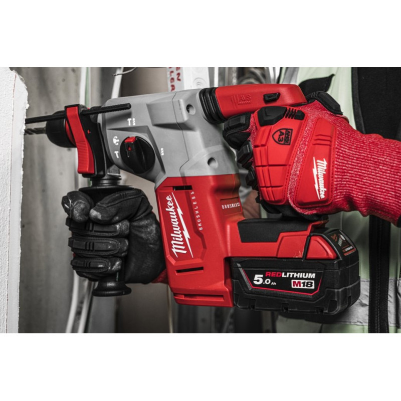 Купити Перфоратор акумуляторний SDS-PLUS MILWAUKEE, M18 BLHX-0X, 2,3 Дж (каркас, HDкейс). Офіційний магазин Мілвокі Україна, фірмова гарантія з доставкою по Украіні