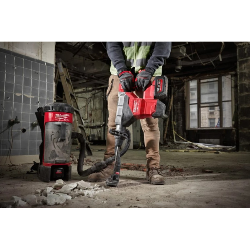 Купити Перфоратор акумуляторний SDS-MAX MILWAUKEE, M18 FHM-0C, 11Дж (кейс, каркас). Офіційний магазин Мілвокі Україна, фірмова гарантія з доставкою по Украіні