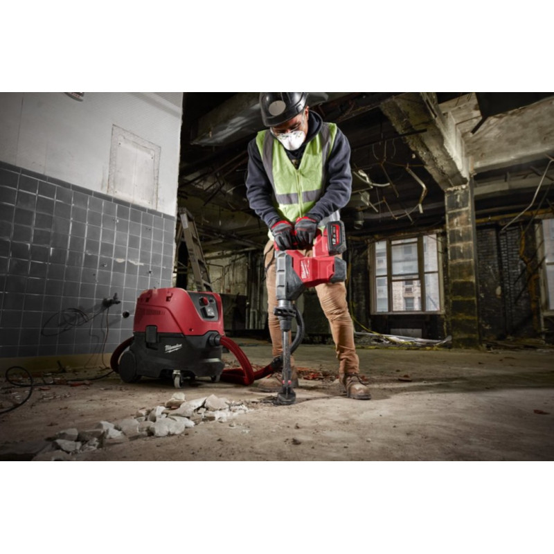 Купити Перфоратор акумуляторний SDS-MAX MILWAUKEE, M18 FHM-0C, 11Дж (кейс, каркас). Офіційний магазин Мілвокі Україна, фірмова гарантія з доставкою по Украіні