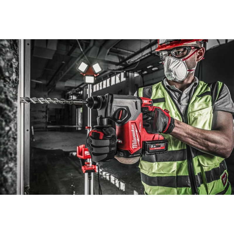 Купити Перфоратор акумуляторний SDS-PLUS MILWAUKEE, M18 FH-0X, 2,5Дж (каркас, HDкейс). Офіційний магазин Мілвокі Україна, фірмова гарантія з доставкою по Украіні