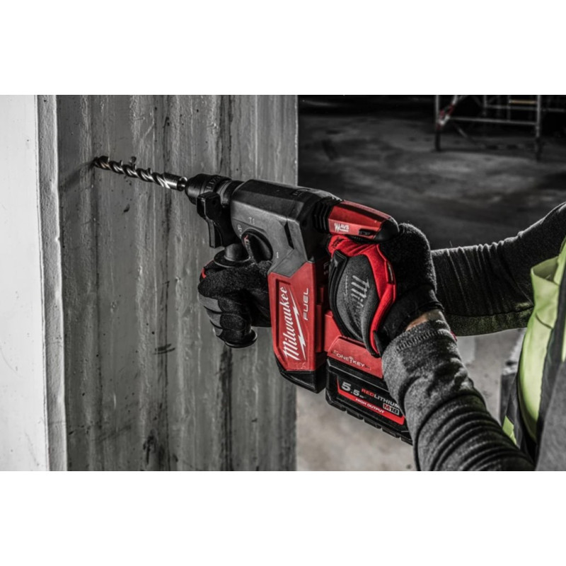 Купити Перфоратор акумуляторний SDS-PLUS MILWAUKEE, M18 ONEFHX-0X, 2,5Дж (каркас, патрон FIXTEC 13мм, HDкейс). Офіційний магазин Мілвокі Україна, фірмова гарантія з доставкою по Украіні