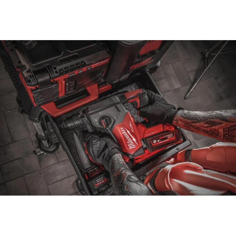 Купити Перфоратор акумуляторний SDS-PLUS MILWAUKEE, M18 ONEFHX-0X, 2,5Дж (каркас, патрон FIXTEC 13мм, HDкейс). Офіційний магазин Мілвокі Україна, фірмова гарантія з доставкою по Украіні