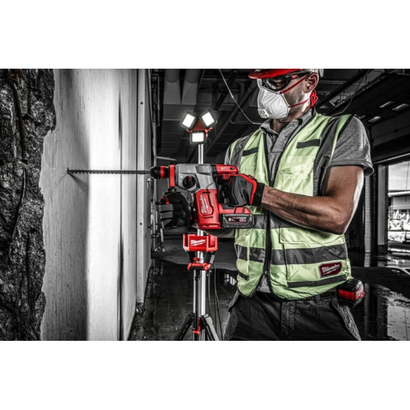 Купити Перфоратор акумуляторний SDS-PLUS MILWAUKEE, M18 BLHX-502X, 2,3 Дж (зарядний пристрій M12-18 FC, 2 акумулятори М18 В5 5Аг, патрон FIXTEC 13мм, HDкейс). Офіційний магазин Мілвокі Україна, фірмова гарантія з доставкою по Украіні