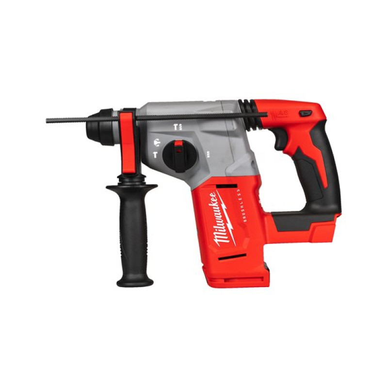 Купити Перфоратор акумуляторний безщітковий SDS-PLUS MILWAUKEE, M18 BLH-0, 2,3Дж (каркас, бічна рукоять, обмежувач глибини, картонне пакування). Офіційний магазин Мілвокі Україна, фірмова гарантія з доставкою по Украіні