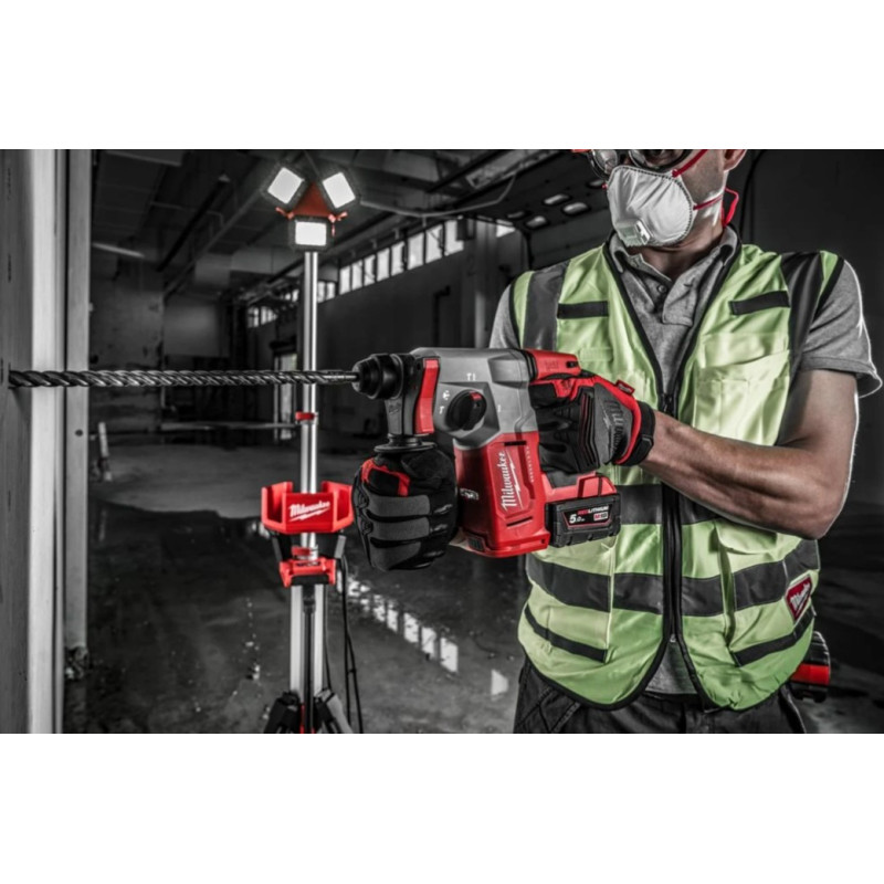 Купити Перфоратор акумуляторний безщітковий SDS-PLUS MILWAUKEE, M18 BLH-0, 2,3Дж (каркас, бічна рукоять, обмежувач глибини, картонне пакування). Офіційний магазин Мілвокі Україна, фірмова гарантія з доставкою по Украіні