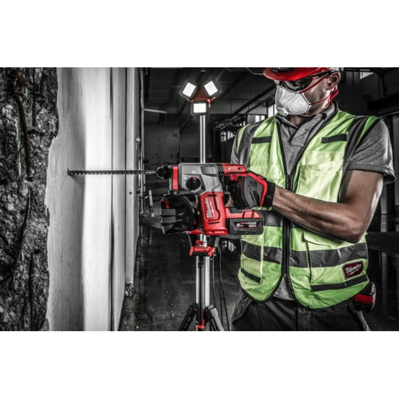Купити Перфоратор акумуляторний безщітковий SDS-PLUS MILWAUKEE, M18 BLH-0, 2,3Дж (каркас, бічна рукоять, обмежувач глибини, картонне пакування). Офіційний магазин Мілвокі Україна, фірмова гарантія з доставкою по Украіні