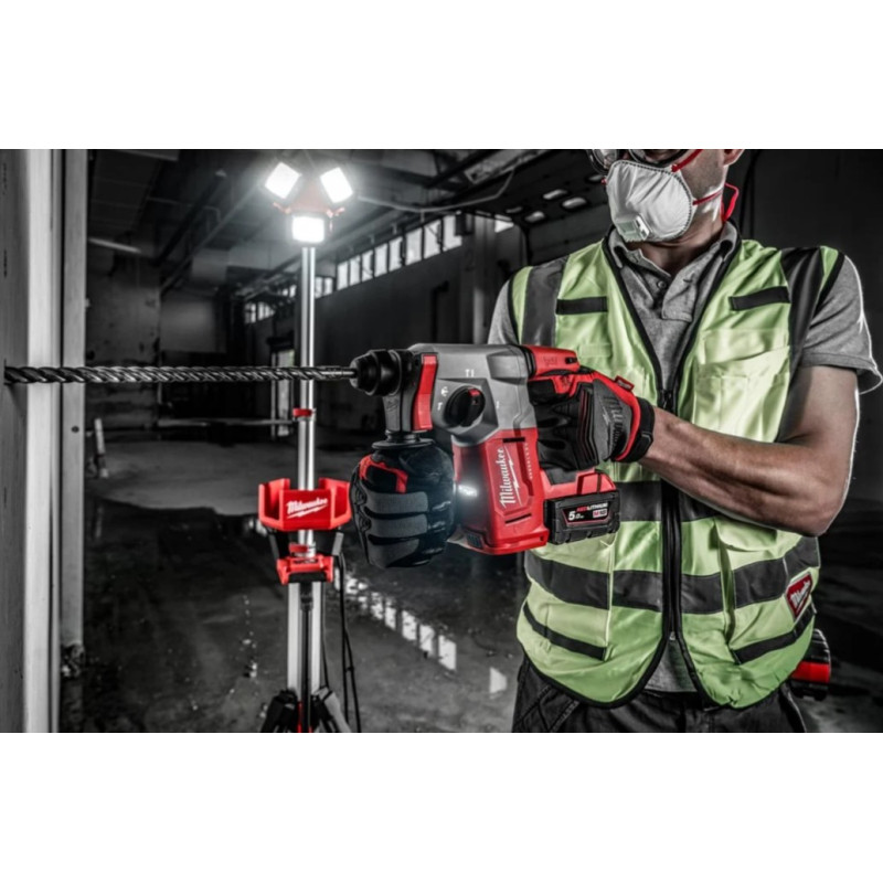 Купити Перфоратор акумуляторний безщітковий SDS-PLUS MILWAUKEE, M18 BLH-0, 2,3Дж (каркас, бічна рукоять, обмежувач глибини, картонне пакування). Офіційний магазин Мілвокі Україна, фірмова гарантія з доставкою по Украіні