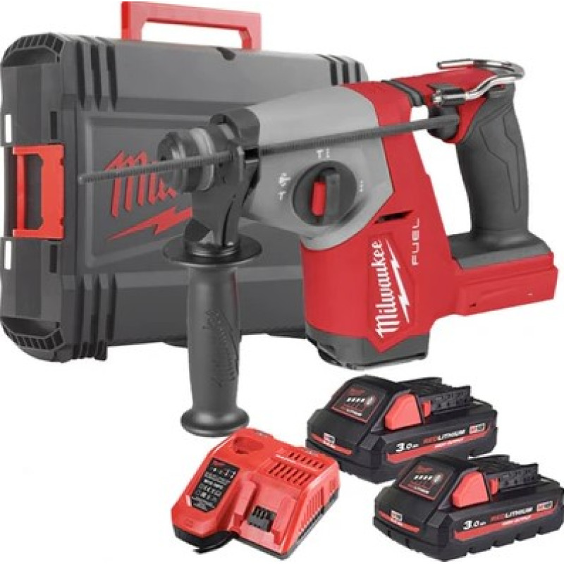 Купити Перфоратор акумуляторний SDS-PLUS MILWAUKEE, M18 FHAC16-302X, 1,7Дж (зарядний пристрій М12-18 FC, 2 акумулятори М18 НВ3 3Аг, HDкейс). Офіційний магазин Мілвокі Україна, фірмова гарантія з доставкою по Украіні