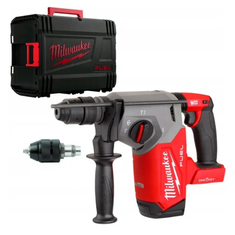 Купити Перфоратор акумуляторний SDS-PLUS MILWAUKEE, M18 FHX-0X. 2,5Дж (каркас, патрон FIXTEC 13мм, HDкейс). Офіційний магазин Мілвокі Україна, фірмова гарантія з доставкою по Украіні