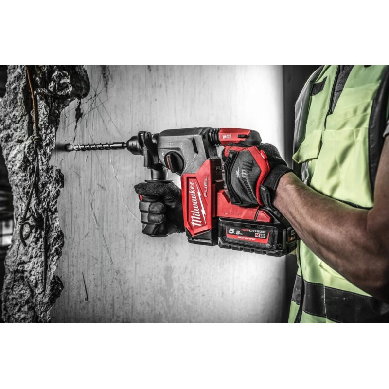Купити Перфоратор акумуляторний SDS-PLUS MILWAUKEE, M18 FHX-0X. 2,5Дж (каркас, патрон FIXTEC 13мм, HDкейс). Офіційний магазин Мілвокі Україна, фірмова гарантія з доставкою по Украіні
