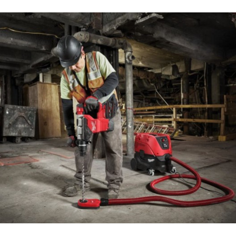 Купити Перфоратор акумуляторний SDS-MAX MILWAUKEE, M18 FHM-121C, 11Дж (зарядний пристрій M12-18 FC, 1 акумулятор М18 FB12 12Аг, кейс). Офіційний магазин Мілвокі Україна, фірмова гарантія з доставкою по Украіні