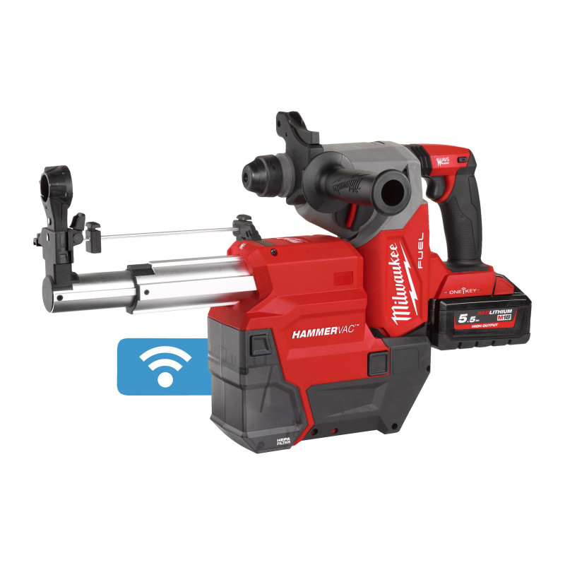 Купити Cистема пиловидалення акумуляторна SDS-PLUS MILWAUKEE M18 FDDEXL-0 (для M18 FH,FHX,ONEFH,ONEFHX). Офіційний магазин Мілвокі Україна, фірмова гарантія з доставкою по Украіні