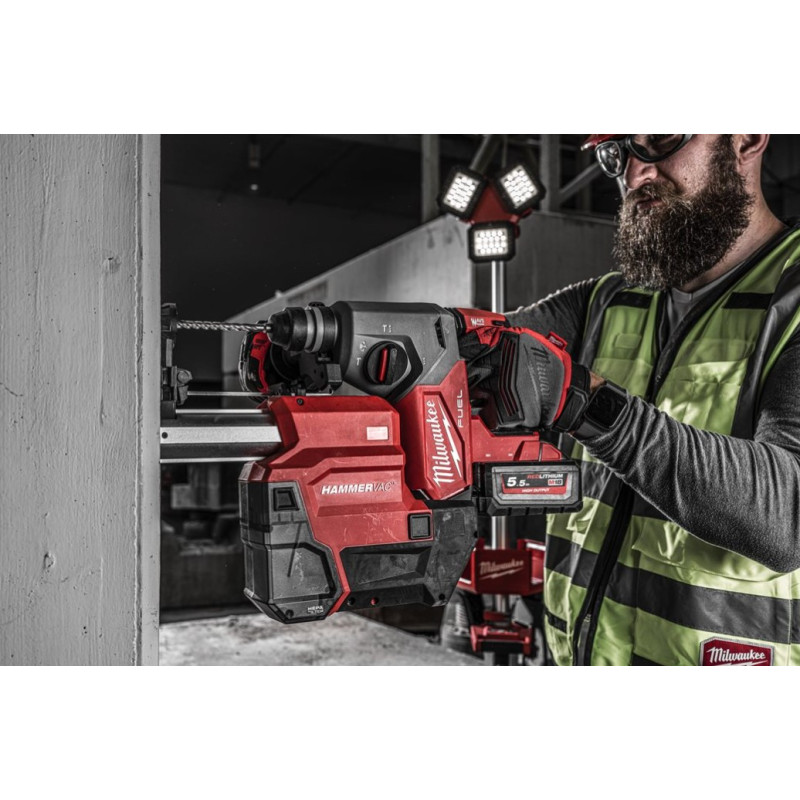 Купити Cистема пиловидалення акумуляторна SDS-PLUS MILWAUKEE M18 FDDEXL-0 (для M18 FH,FHX,ONEFH,ONEFHX). Офіційний магазин Мілвокі Україна, фірмова гарантія з доставкою по Украіні