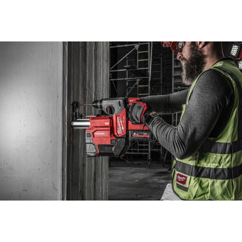 Купити Cистема пиловидалення акумуляторна SDS-PLUS MILWAUKEE M18 FDDEXL-0 (для M18 FH,FHX,ONEFH,ONEFHX). Офіційний магазин Мілвокі Україна, фірмова гарантія з доставкою по Украіні