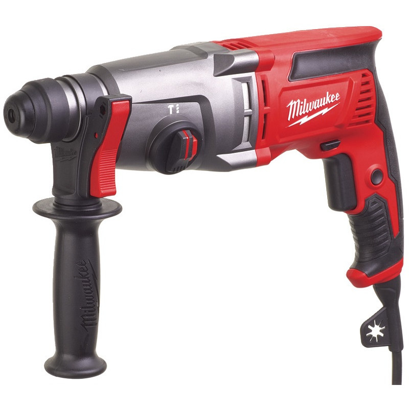 Купити Перфоратор SDS-PLUS MILWAUKEE, PFH 26 T, 800Вт, 2,4Дж (2 режими) (бічна рукоять, обмежувач глибини, кейс). Офіційний магазин Мілвокі Україна, фірмова гарантія з доставкою по Украіні