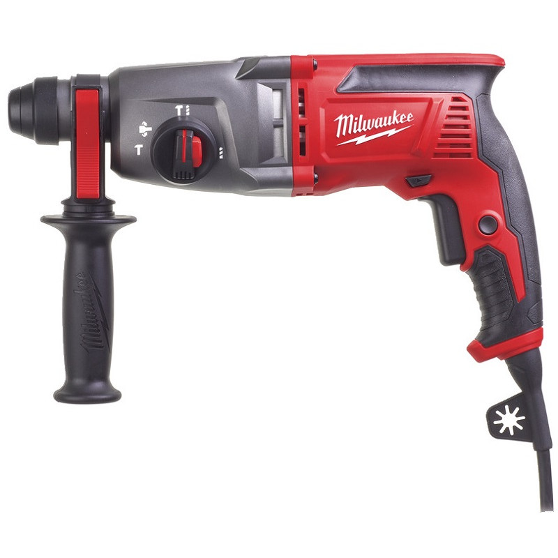 Купити Перфоратор SDS-PLUS MILWAUKEE, PH 26 T, 800Вт, 2,4Дж (3 режими) (бічна рукоять, обмежувач глибини, кейс). Офіційний магазин Мілвокі Україна, фірмова гарантія з доставкою по Украіні
