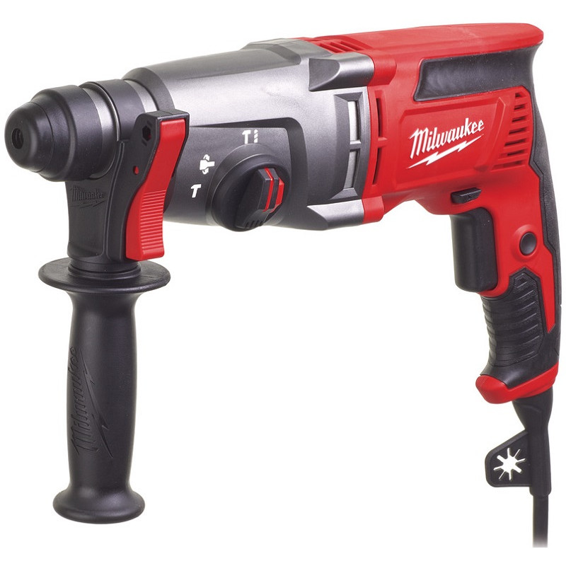Купити Перфоратор SDS-PLUS MILWAUKEE, PH 26 T, 800Вт, 2,4Дж (3 режими) (бічна рукоять, обмежувач глибини, кейс). Офіційний магазин Мілвокі Україна, фірмова гарантія з доставкою по Украіні