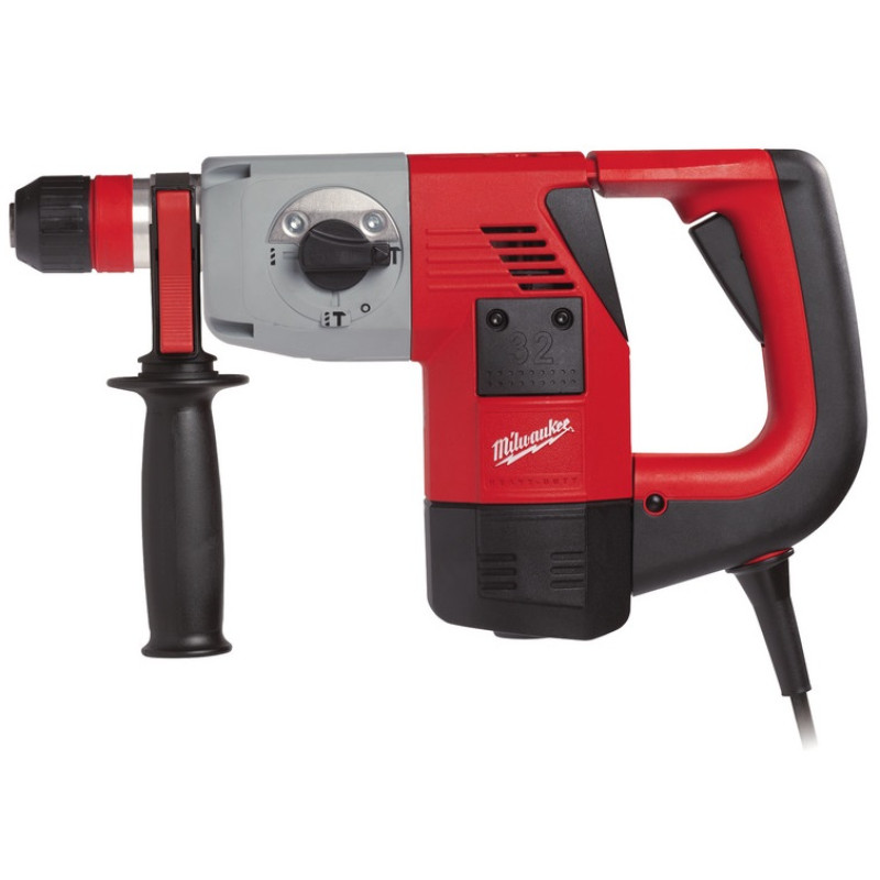Купити Перфоратор SDS-PLUS MILWAUKEE, PLH 32 XE, 900Вт, 3,8Дж (3 режими) (бічна рукоять, обмежувач глибини, кейс). Офіційний магазин Мілвокі Україна, фірмова гарантія з доставкою по Украіні