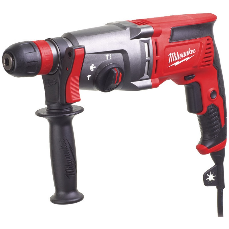 Купити Перфоратор SDS-PLUS MILWAUKEE, PH 26 TX, 800Вт, 2,4Дж (3 режими) (бічна рукоять, обмежувач глибини, кейс). Офіційний магазин Мілвокі Україна, фірмова гарантія з доставкою по Украіні